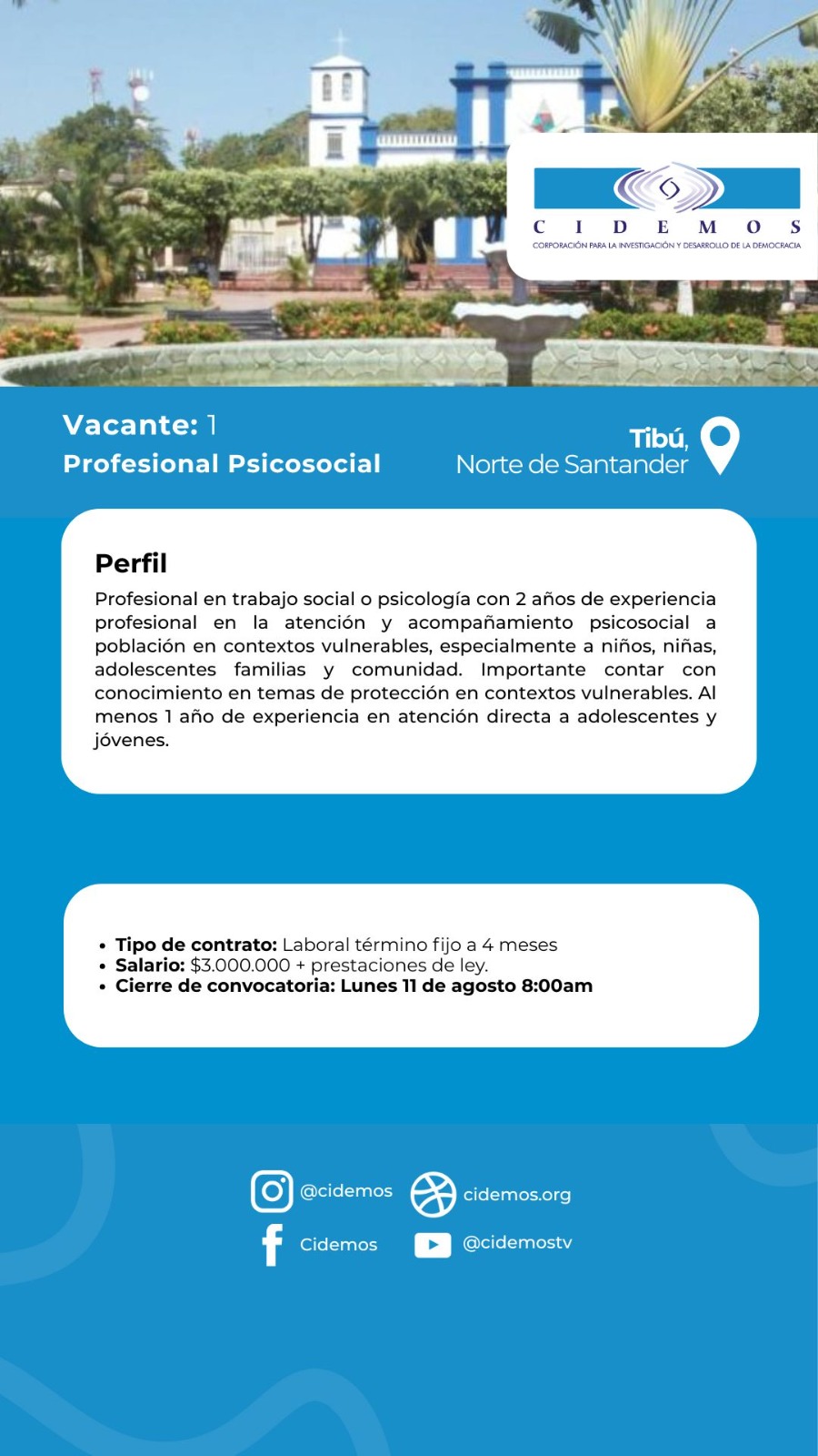 Profesional Psicosocial (cerrada)